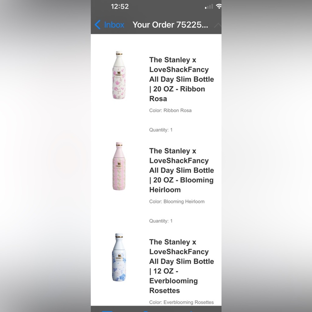 Love Shack Fancy x Stanley all sizes & colors!! Sold separately. Posting asap